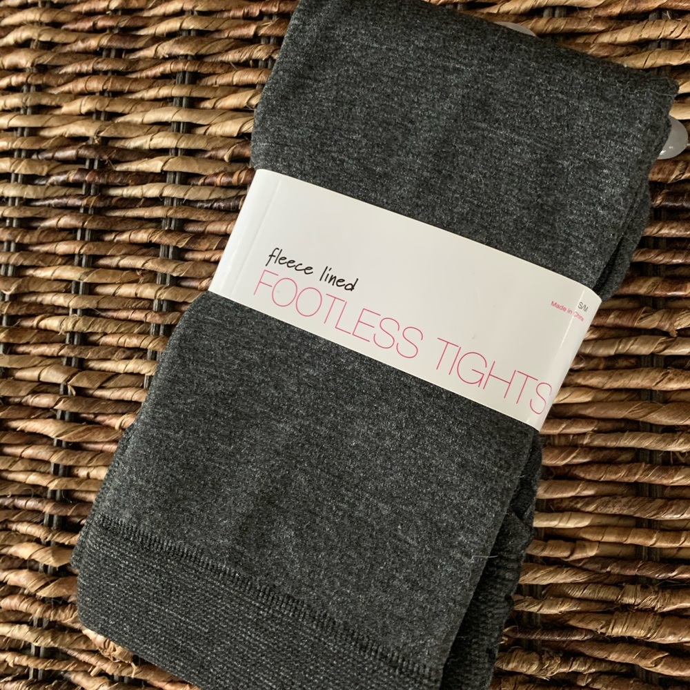 NW! Fleece lined footless tights